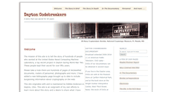 Desktop Screenshot of daytoncodebreakers.org