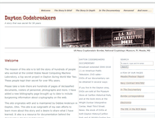 Tablet Screenshot of daytoncodebreakers.org